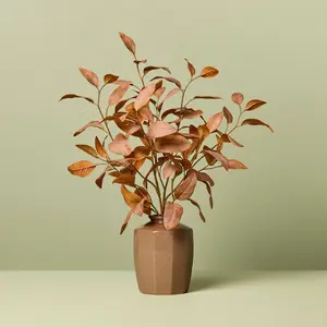 22" Rusted Eucalyptus Artificial Fall Arrangement - Hearth & Hand with Magnolia