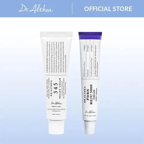 [Dr.Althea Official] Glow Repair Duo - Vegan PDRN for Skin Renewal, Soothing Cream For Deep Hydration and Moisture Balance