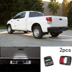 2 Pcs LED License Plate Light, Led car lights | Fit 2005-2015 Toyota Tacoma/2000-2013 Tundra, FCC Certified, No High-Concerned Chemicals Eco & Healthy, 12V Efficient Operation, Durable Material Long-Lasting Reliable, OE #81691-0C010 Dire