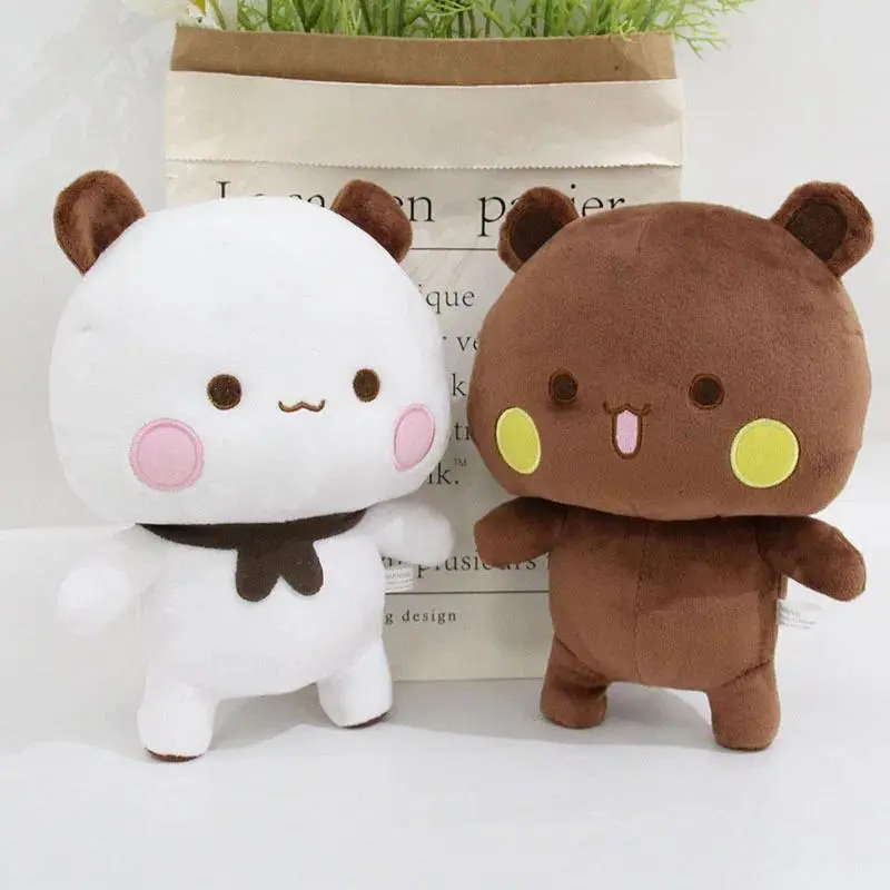 Unisex Bubu and Dudu Panda Plush Doll Pair - Soft Stuffed Animals, Fabric Toy, Cozy Decor, Cuddly Doll Gift, Squishy Companion, Collectible, Toys & Hobbies Specialty DIY Supply Accessory, Kawaii Stuffed Animal