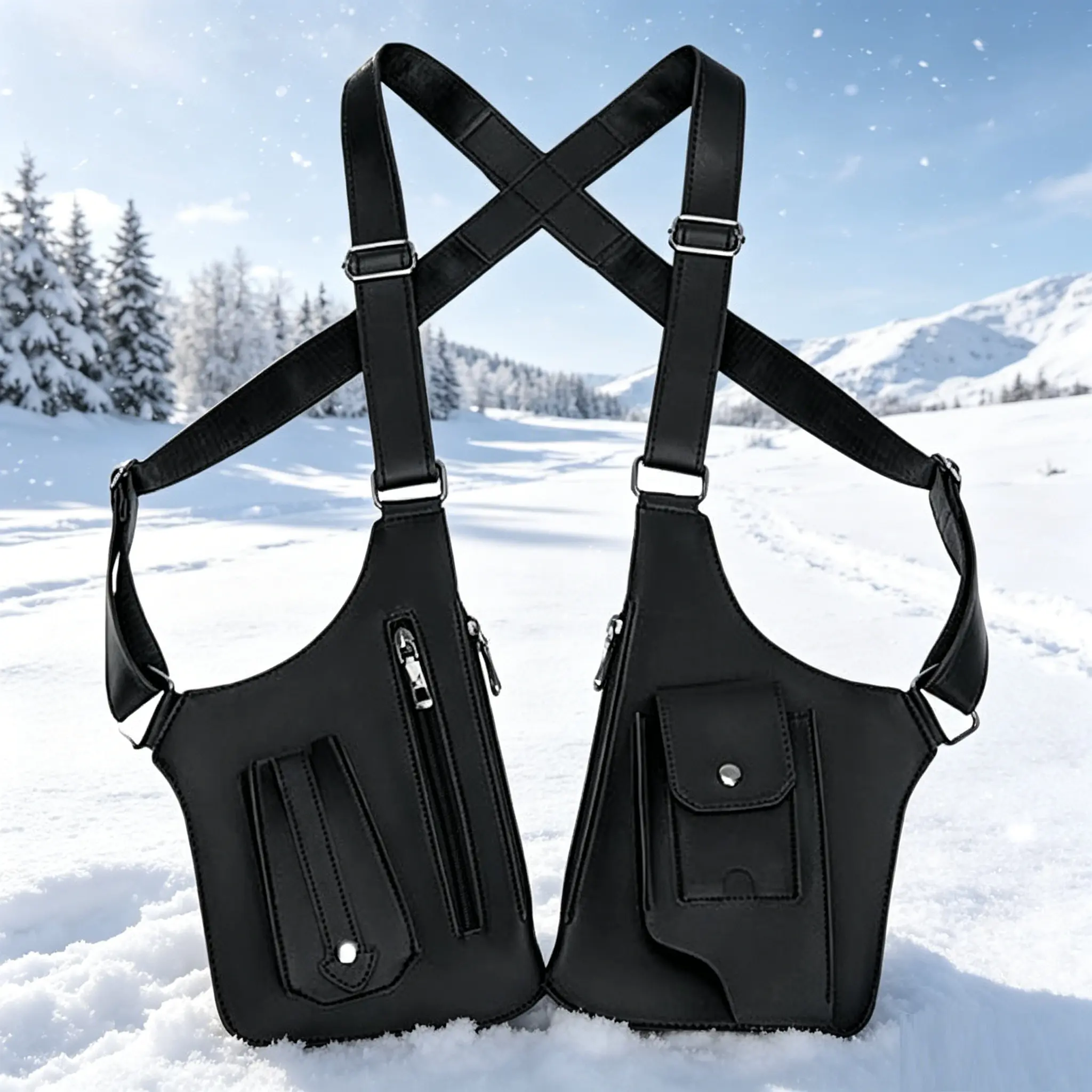 2026 Men's Leather Adjustable Underarm Shoulder Bag,Stylish Crossbody Purse With Hidden Security Pocket For Phones Daily Gadgets,Suitable For Travelling Daily Commute Office Outdoor Daily Carry Supplies