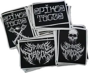 Custom Sew-On Patches | 150 Pack | Up to 5 Designs | Band & Battle Vest Merch