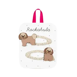 Dog Hair Clips Set – Dolly Dog Design | Fun & Playful Hair Accessories for Kids