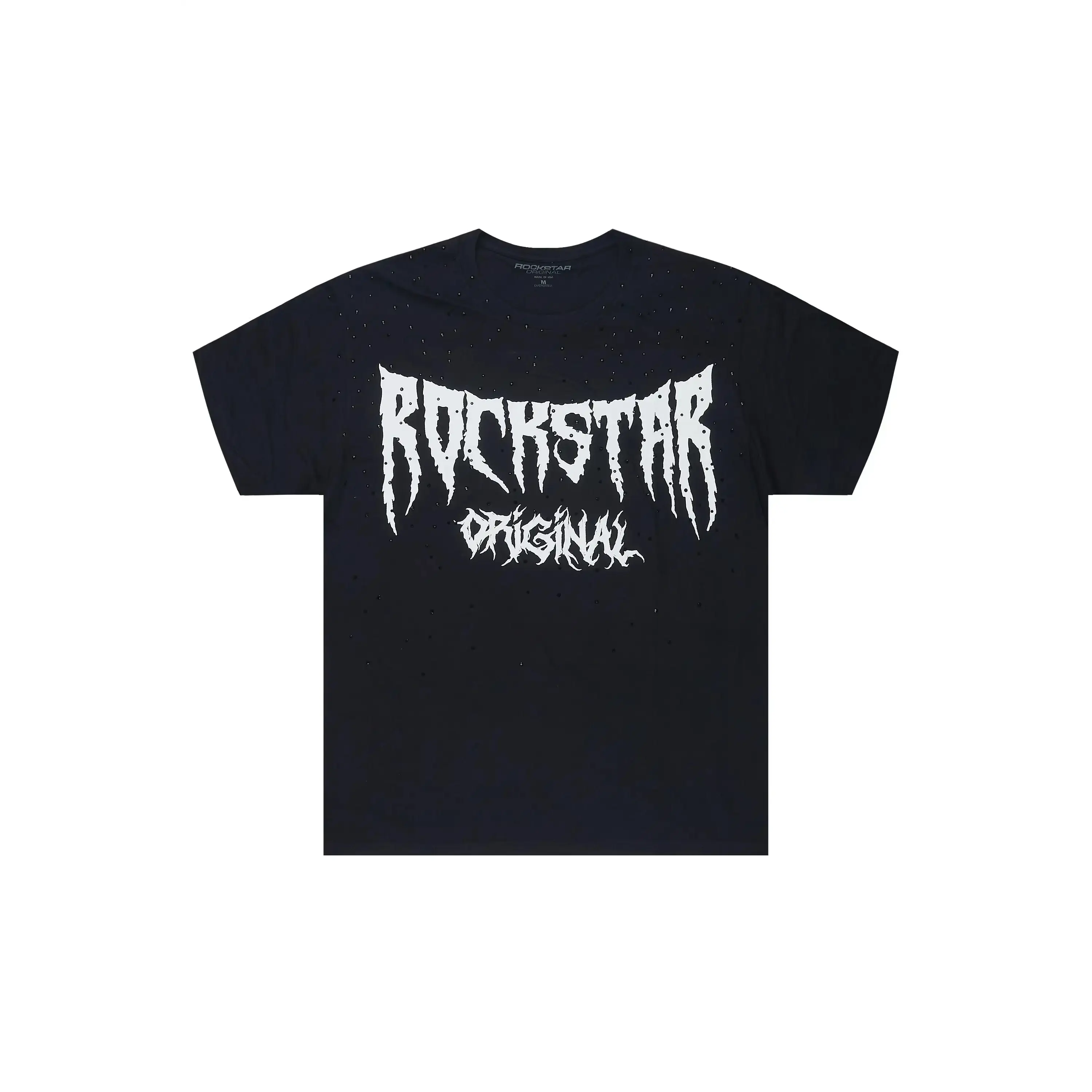 Andreas 2.0 Black/White Rhinestone T-Shirt