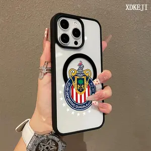 Chivas De Guadalajara Liga MX Aesthetic Pattern Premium magsafe Magnetic Phone Cases for iPhone 17 Air 16 15 14 Pro Max 13 12 11 Plus Smartphone Shockproof Protection Cover Resistance Casing Protector