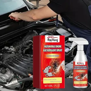 Car Engine Rat Repellent Spray, Rats Leave Engine Bay Foam Cleaner, Safe Formula To Protect Your Engine, Professional Car Cleaning Product, Automobile Engine Cleaner