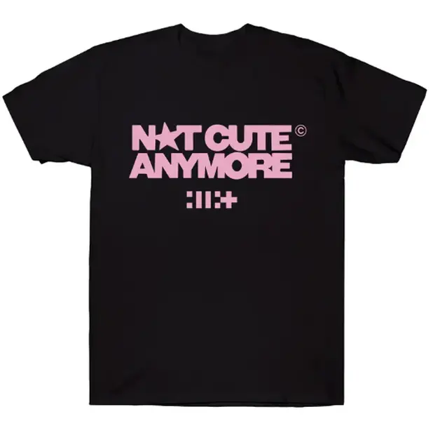 ILLIT Not Cute Anymore Album T Shirts ILLIT Girl Band T-shirt Korean Fashion Summer Women Men Short Sleeve Casual Cotton Y2K Tee graphic tees