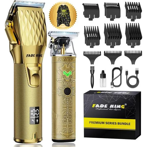 FADEKING Professional Men's Hair Clippers and Trimmers - Beauty & Personal Care Hair Grooming Appliance