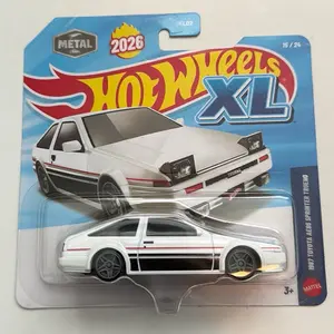 Hot Wheels XL Toyota AE86 Sprinter Trueno Diecast Car 2026 White Metal JDM Collectible Model