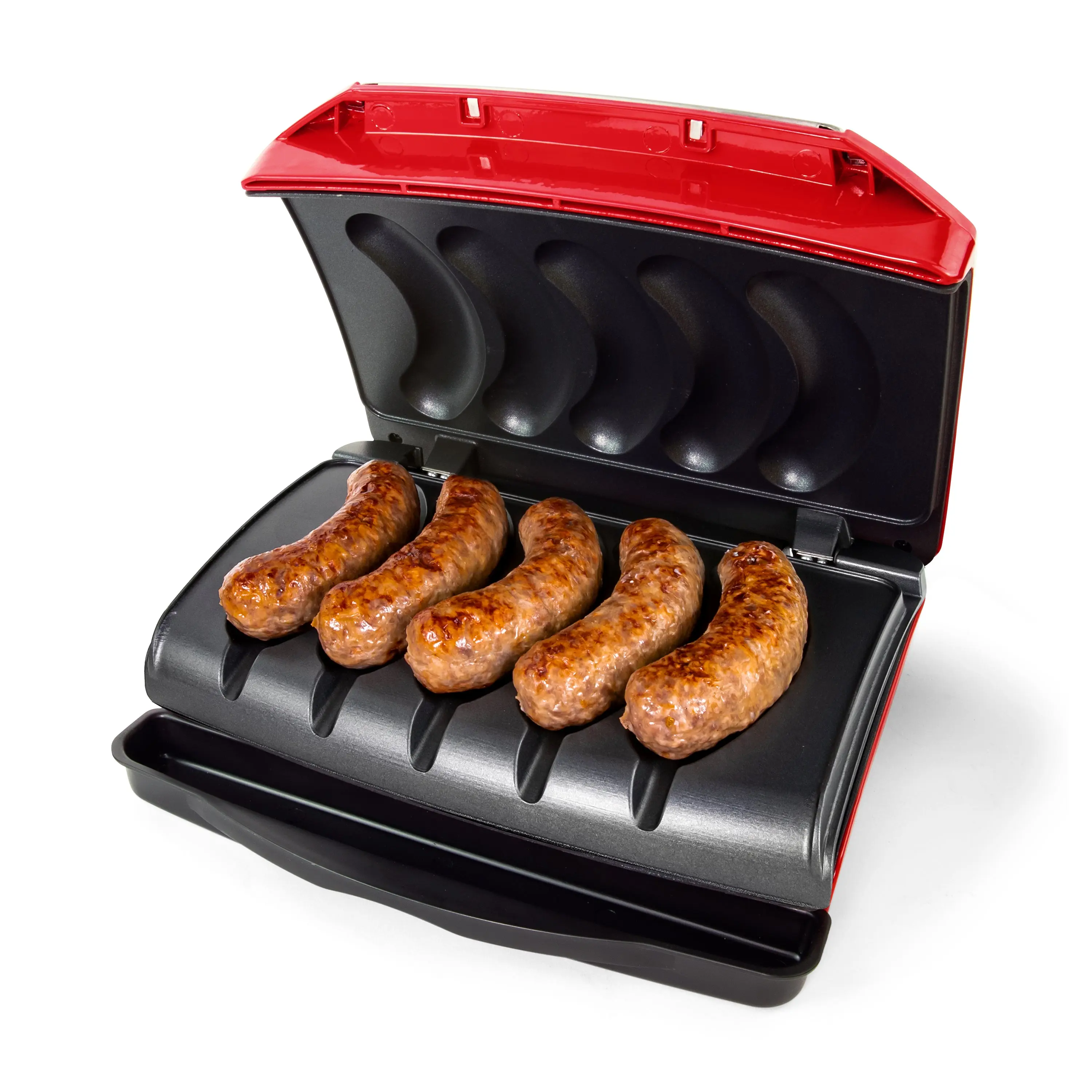 Nostalgia Game Day Sausage and Brat 5 Link Electric Grill with Oil Drip Tray Nostalgia Game Day Sausage and Brat 5 Link Electric Grill with Oil Drip Tray