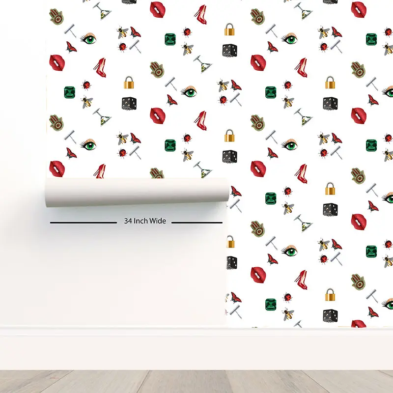 Precise Edge White Peel and Stick Wallpaper