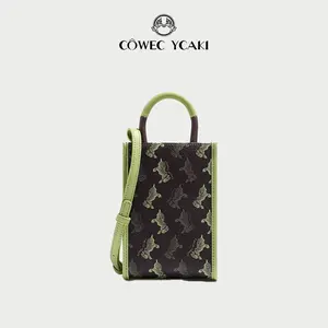 CÔWEC YCAKI Unisex Mini Phone Bag Crossbody – Summer Ice Pop Design, 2-Phone Capacity, Single Shoulder Bag, and Crossbody Bag Adjustable Strap