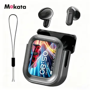 Bluetooth 5.4 Earphones LED Display High Fidelity Waterproof Wireless Earphones | Suitable for Office, Sports, Study and Audio Calls | Built-in Microphone | Earphones