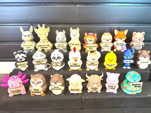 HixTown Animals with Attitude 3d printed collectable statues