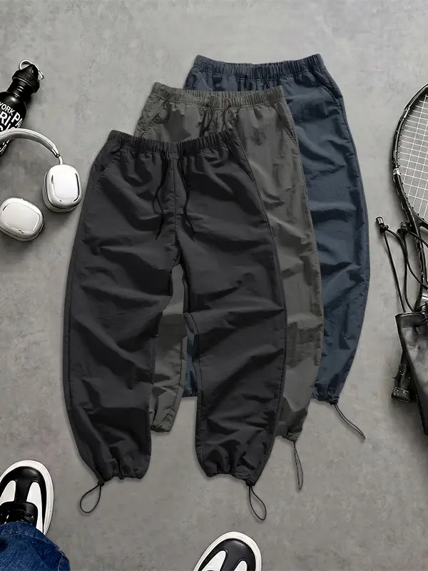 3 Pack Men Sports Long Pants Summer Loose Casual Sweatpants For Gym Workout Outdoor Running