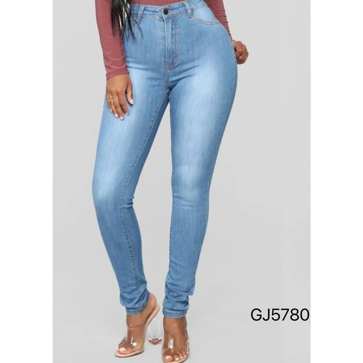 Basic Jeans - High Waist Vinizbena Jeans GJ 5780-B8