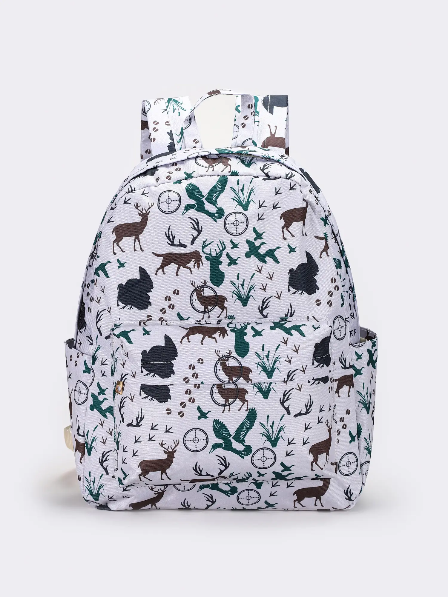 Duck Deer Print With Kids Backpack