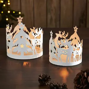 Reindeer Metal Candle Holder