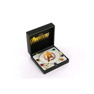 Marvel Avengers Endgame Infinity Stone Charm Bracelet | Measures Up To 8 Inches