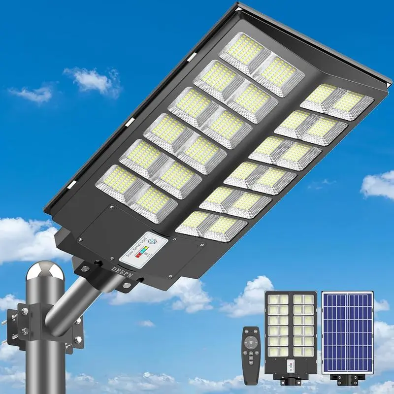 Plastic and Metal Solar Outdoor Lights for Residential Outdoors - Auto On/Off, IP65 Weatherproof Home Improvement Lighting Fixture for Decks and Patios