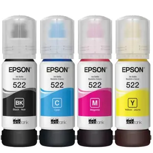 Genuine Epson EcoTank 522 PIGMENT  Ink(NOT SUBLIMATION) WITHOUT BOX