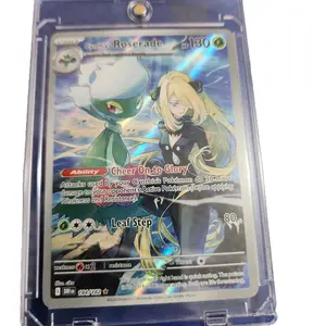 Pokemon Cynthias Roserade 130 HP Card with Cheer On to Glory Ability and Leaf Step Attack