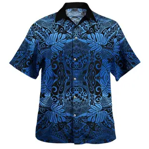 Hawaiian Shirt 2026 Polynesian Hawaiian Shirt Tribal Polynesian Pattern Leaf, Tropical Print Button-Up #tiktokshop #spotlightfinds #viraloutfits #hawaiianshirt #aloha