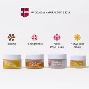 Froya Organics Complete 4-Step System for Mature Skin Anti-Aging Collagen Boosting Formula with Rosehip Arctic Rose Petals Norwegian Arnica Pomegranate Womens Skincare254
