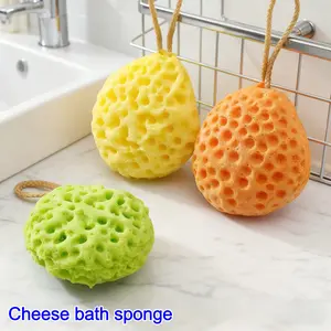 Must-Have Honeycomb Bath Sponge, Super Soft Scrubber, Rich Lather for Gentle Daily Shower, Suitable for All Skin Types, Unisex, African Bath Sponges, Body Scrubber, Exfoliating Bath Tool