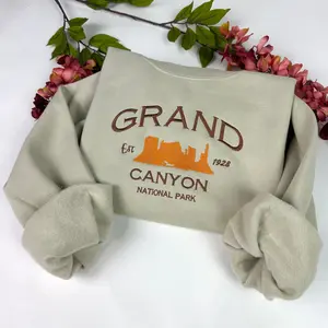 Grand Canyon Embroidered Crewneck-Embroidered Sweatshirt-National Park