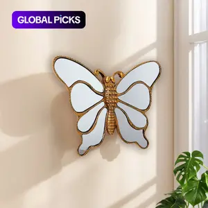 Vintage Resin Mirror Wall Hanging Decor, Home Decoration Craft, Home Decor Ornaments, Insect Lover Collectible, Perfect for Parties & Photography Props #GLOBAL PICKS