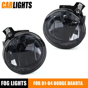 Lights Lamp Smoked lens Fit For 2001-2003 Dodge Durango 2001-2004 Pair Fog