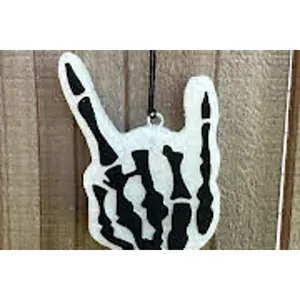 Rock on Skeleton Hand Freshie