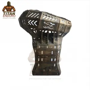 Mitigator Skid Plate (Bash Plate) With Pipe Guard Fits Ktm(XC-SX-XC-EXC-XC-W) 2019-2023 Husqvarna (TX/TX ) 2019-2023 Gasgas (EC ) 2021-2023