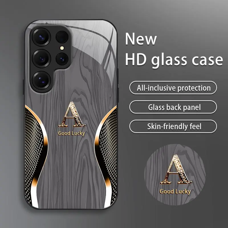 Suitable for [Galaxy S25 Ultra] Brand new premium phone case, drop-proof and fingerprint-resistant，sophisticated and minimalist design, with 26 English letters to choose from YM99