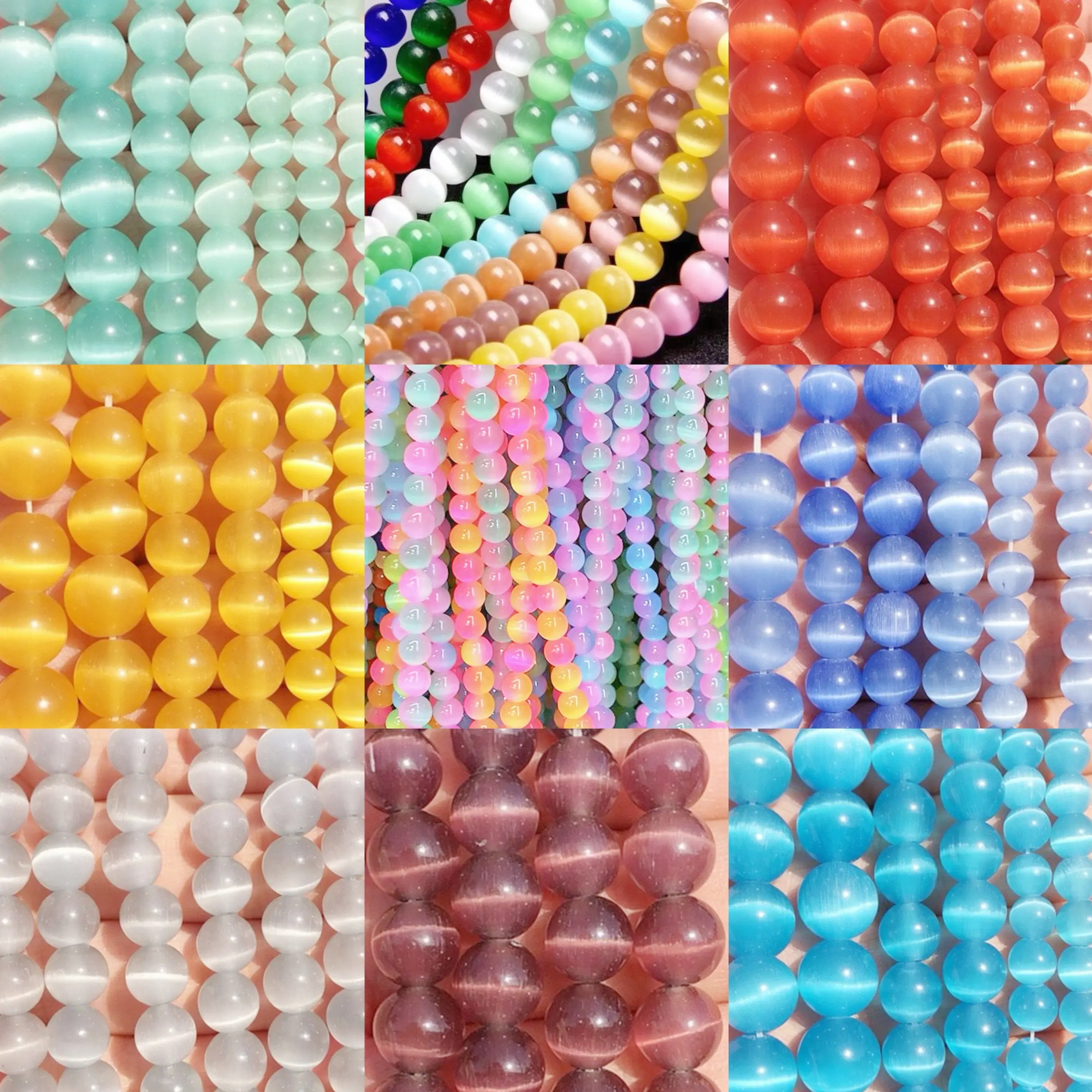 Ltty-B10-Cat's Eye Stone Beads