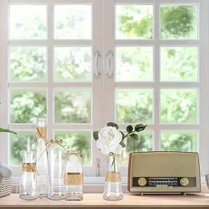 Superlele 10pcs Bud Glass Vases For Centerpieces And Decor