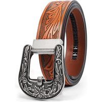 Silver Buckle-brown(38mm)