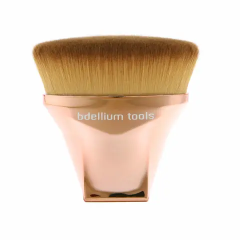 Bdellium Tools Professional Makeup Brush - Studio 999 Master Blender - With Soft Synthetic Fibers, For Smooth & Flawless Finish (Rose Gold, 1pc)