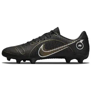Nike Mercurial Vapor 14 Academy FG Soccer Cleats for Men – Leather Upper, Black and Gold, Natural Grass, Enhanced Traction and Support Verifiable, with credentials and supporting global authentication