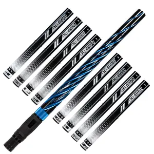LAZR Elite Orbit Barrel Kit - 15" Dust Blue/Black - Black Inserts - Cocker Threads