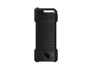 ASUS TUF Gaming A1 External Dual M.2 NVMe PCIe SSD Enclosure - USB-C, SATA interfaces, M.2 Q-Latch for easy installation, Drop resistance, IP68 water and dust resistance, PS5 and Xbox support