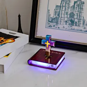 Maglev Lamp Floating Cross RGB with Multiple Colors for Home Office Study Hotel Room Decoration Gifts Holiday Gifts Enhance Your Space with Modern Stylish Design