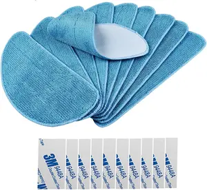10 count Mopping Cloths for Ilife V3/V3s/V5/V5s/V5s pro/V5s Pro 2/V5s Plus/Noisz S5 Pro/V9/V9 Pro Robot Vacuum Cleaner Ilife Mop Pads Ilife Vacuum Mops
