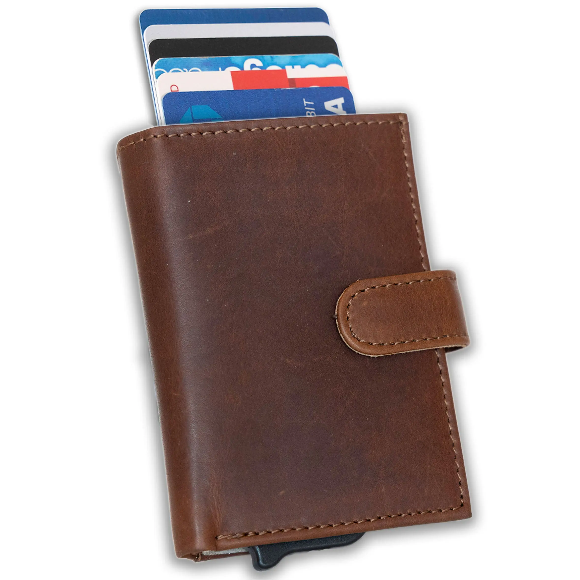 RFID-Protected Nova Wallet with Pop-Up Design