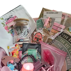 Blind Date With a Book Box - supplies inc for the ultimate reading experience, such as tabs, highlighter, etc