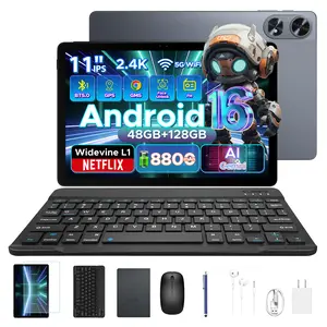 P11 Pro 11" Tablet, Android 16, 48GB RAM + 128GB, 2.4K 90Hz Display, 8800mAh Battery, Octa-Core, Dual Speakers, WiFi 5, AI