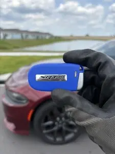 SRT Style Key Fob Cover — Red & Blue