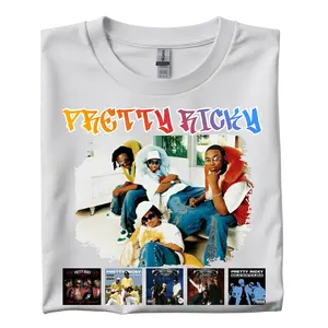 BOYS 4 LIFE TOUR- Pretty Ricky Tribute Graphic Tee - Iconic Logo Design, Comfortable Cotton & Polyester Blend, Relaxed Fit, Perfect for Casual Wear