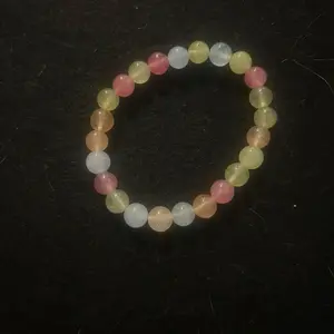 Rainbow morganite bracelet